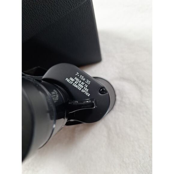 Bushnell 7-15x35 Binoculars, Lens Covers w/Case, Vtg - Picture 5 of 14